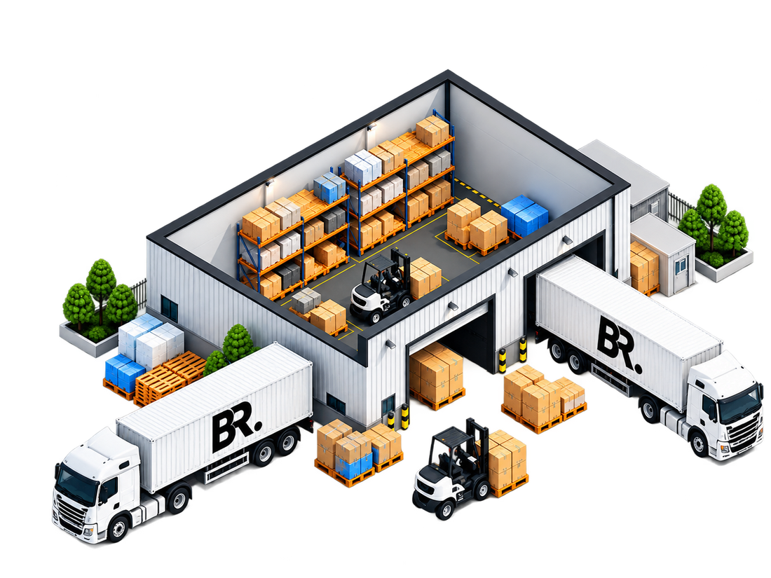 Brandify Modern Automated Logistics and Warehouse Infrastructure